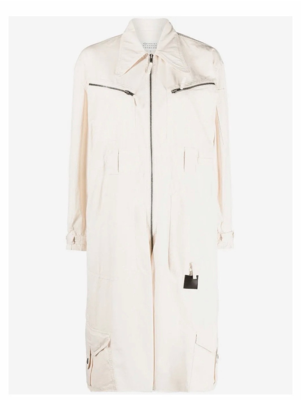 Maison Margiela pocket detail knee-length playsuit $2,295 MSRP US 4 40IT